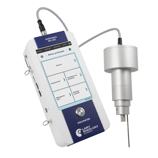 Viscosímetros de mesada y portátiles rotacionales | Lamy Rheology Instruments