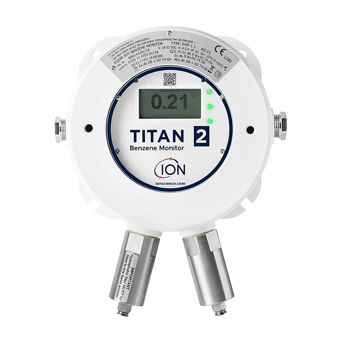 Monitor de Benceno con Tecnología PID | Titan 2 | IONSCIENCE